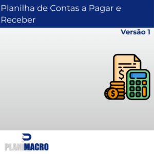 Planilha de Contas a Pagar e Receber - Versão 1