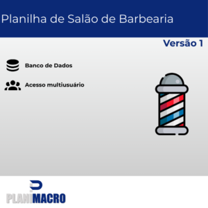 Planilha de Barbearia, com banco de dados - Versão 1