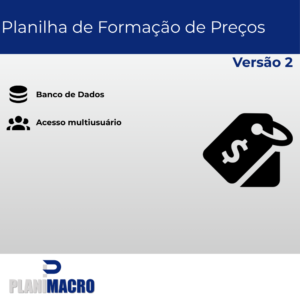 Planilha de Formação de Preço de Produtos, com banco de dados - Versão 2